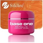 metallic 28 Orange Juice base one żel kolorowy gel kolor SILCARE 5 g
